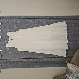 A New Day cream tired dress